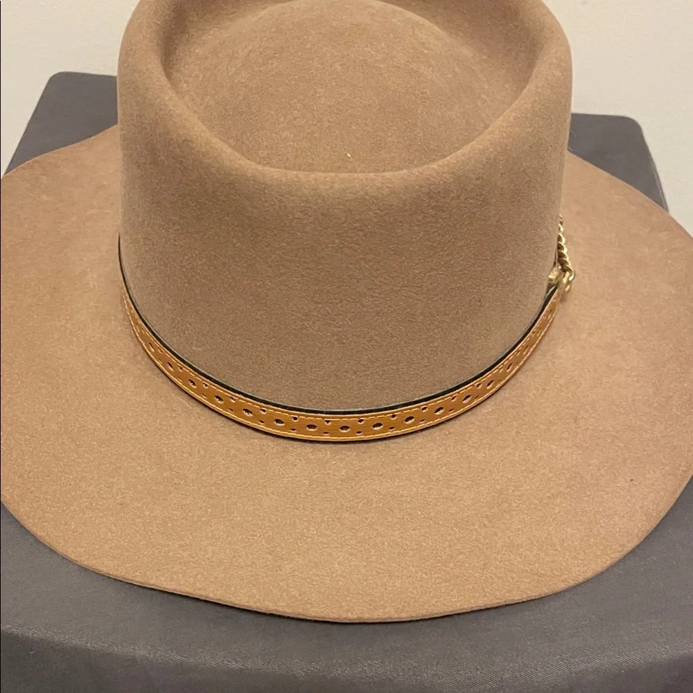 Unisex Akubra Made in Australia Dallas Style Felt Hat Size 56 - Picture 9 of 10